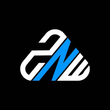 ZNW letter logo creative design with vector graphic, ZNW simple and modern logo.