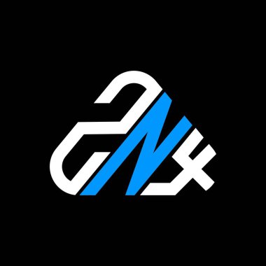 ZNX letter logo creative design with vector graphic, ZNX simple and modern logo.