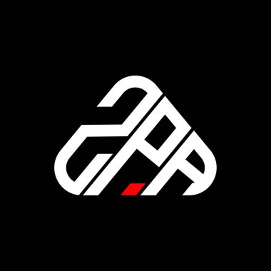 ZPA letter logo creative design with vector graphic, ZPA simple and modern logo.