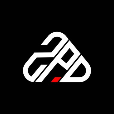ZPD letter logo creative design with vector graphic, ZPD simple and modern logo.