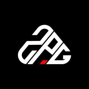 ZPG letter logo creative design with vector graphic, ZPG simple and modern logo.