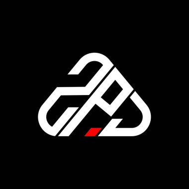 ZPJ letter logo creative design with vector graphic, ZPJ simple and modern logo.