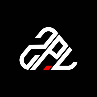 ZPL letter logo creative design with vector graphic, ZPL simple and modern logo.