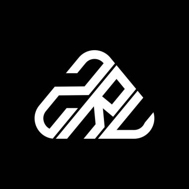 ZRU letter logo creative design with vector graphic, ZRU simple and modern logo.