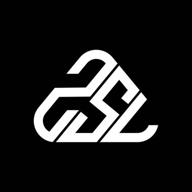 ZSL letter logo creative design with vector graphic, ZSL simple and modern logo.