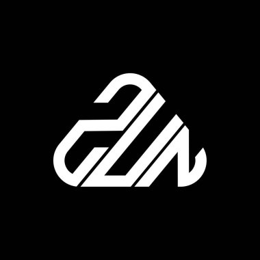 ZUN letter logo creative design with vector graphic, ZUN simple and modern logo.