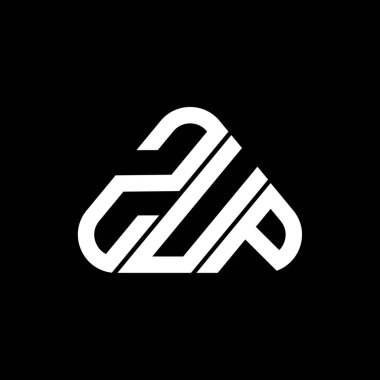 ZUP letter logo creative design with vector graphic, ZUP simple and modern logo.
