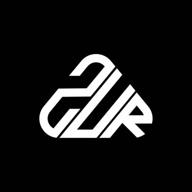 ZUR letter logo creative design with vector graphic, ZUR simple and modern logo.