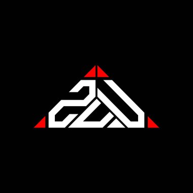 ZUU letter logo creative design with vector graphic, ZUU simple and modern logo.