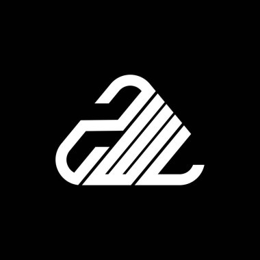 ZWL letter logo creative design with vector graphic, ZWL simple and modern logo.