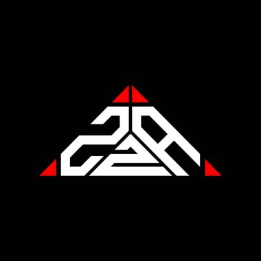 ZZA letter logo creative design with vector graphic, ZZA simple and modern logo.