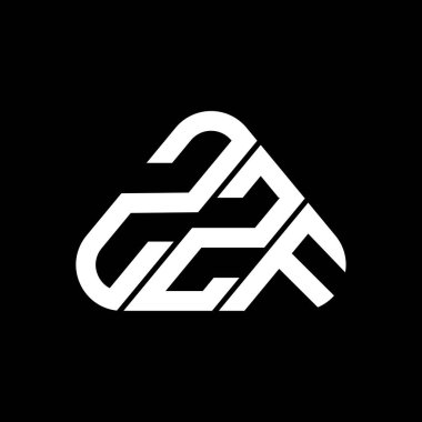ZZF letter logo creative design with vector graphic, ZZF simple and modern logo.