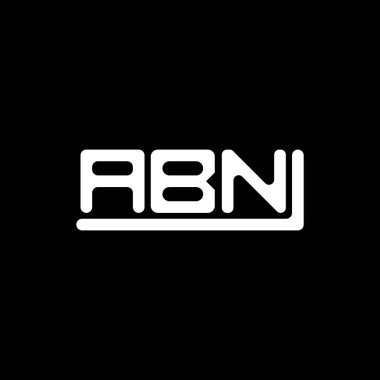 ABN letter logo creative design with vector graphic, ABN simple and modern logo.