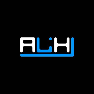 ALH letter logo creative design with vector graphic, ALH simple and modern logo.
