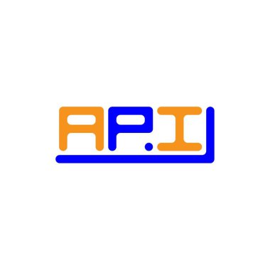 API letter logo creative design with vector graphic, API simple and modern logo.