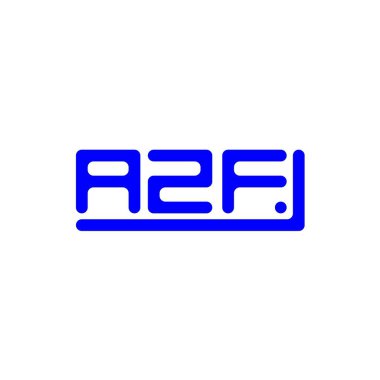 AZF letter logo creative design with vector graphic, AZF simple and modern logo.