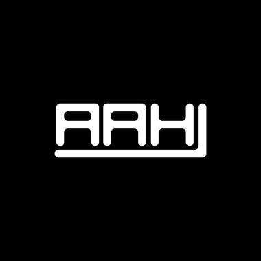 AAH letter logo creative design with vector graphic, AAH simple and modern logo.