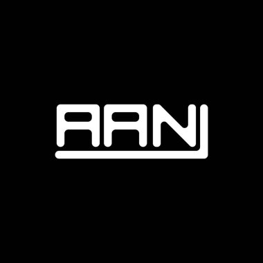 AAN letter logo creative design with vector graphic, AAN simple and modern logo.