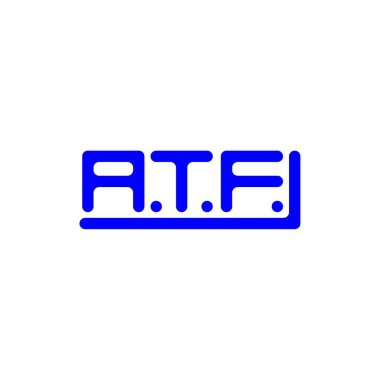 ATF letter logo creative design with vector graphic, ATF simple and modern logo.