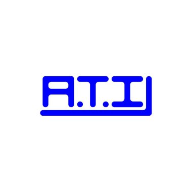 ATI letter logo creative design with vector graphic, ATI simple and modern logo.
