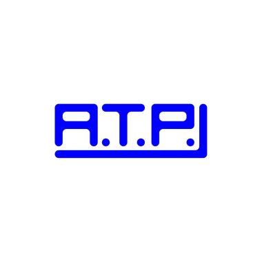 ATP letter logo creative design with vector graphic, ATP simple and modern logo.