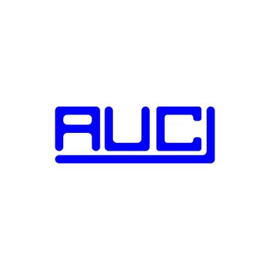 AUC letter logo creative design with vector graphic, AUC simple and modern logo.