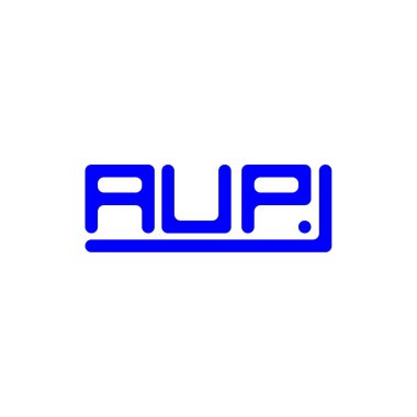 AUP letter logo creative design with vector graphic, AUP simple and modern logo.