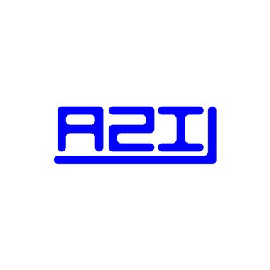 AZI letter logo creative design with vector graphic, AZI simple and modern logo.