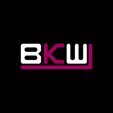 BKW letter logo creative design with vector graphic, BKW simple and modern logo.
