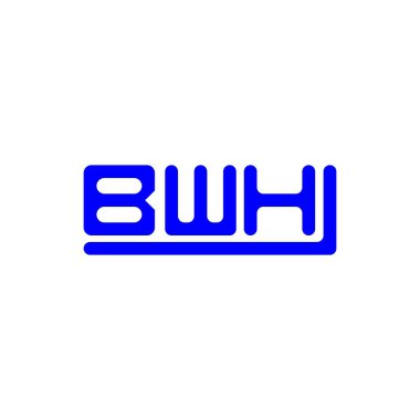 BWH letter logo creative design with vector graphic, BWH simple and modern logo.
