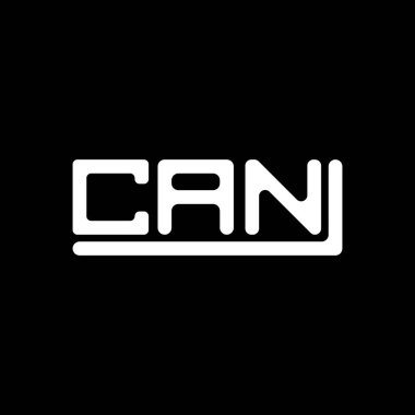 CAN letter logo creative design with vector graphic, CAN simple and modern logo.