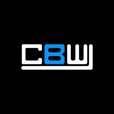 CBW letter logo creative design with vector graphic, CBW simple and modern logo.