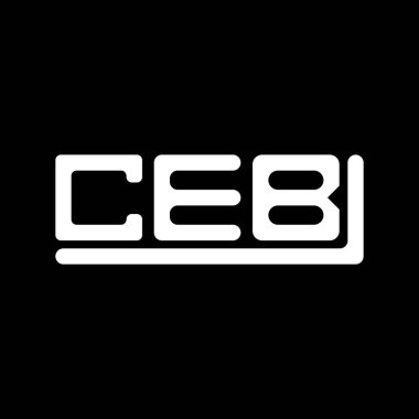 CEB letter logo creative design with vector graphic, CEB simple and modern logo.