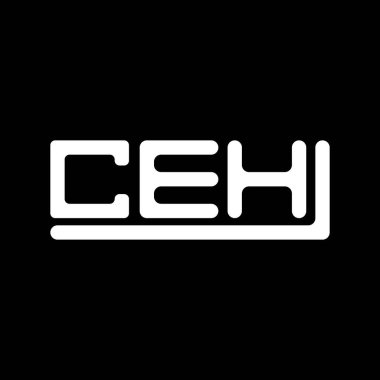 CEH letter logo creative design with vector graphic, CEH simple and modern logo.