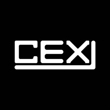 CEX letter logo creative design with vector graphic, CEX simple and modern logo.