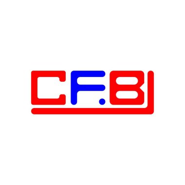 CFB letter logo creative design with vector graphic, CFB simple and modern logo.