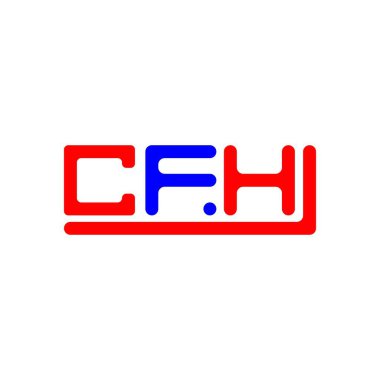 CFH letter logo creative design with vector graphic, CFH simple and modern logo.