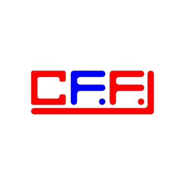 CFF letter logo creative design with vector graphic, CFF simple and modern logo.