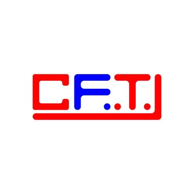 CFT letter logo creative design with vector graphic, CFT simple and modern logo.