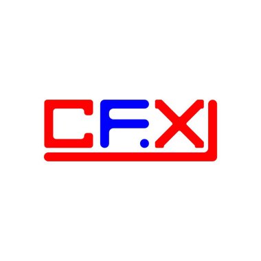CFX letter logo creative design with vector graphic, CFX simple and modern logo.