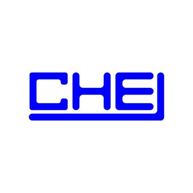 CHE letter logo creative design with vector graphic, CHE simple and modern logo.