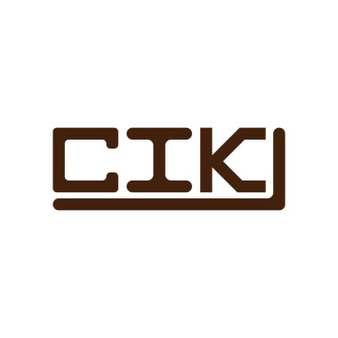 CIK letter logo creative design with vector graphic, CIK simple and modern logo.