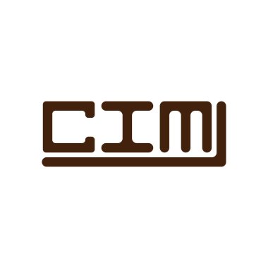 CIM letter logo creative design with vector graphic, CIM simple and modern logo.