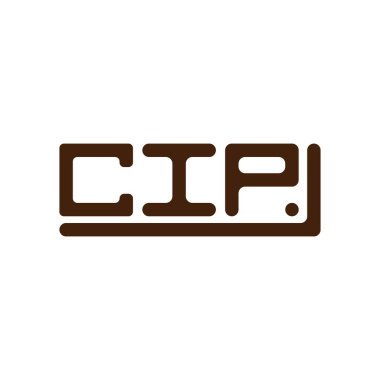 CIP letter logo creative design with vector graphic, CIP simple and modern logo.