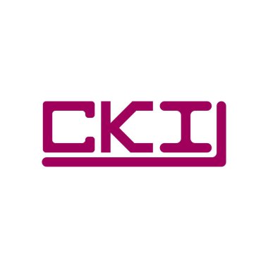 CKI letter logo creative design with vector graphic, CKI simple and modern logo.