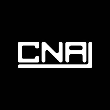 CNA letter logo creative design with vector graphic, CNA simple and modern logo.