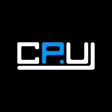 GPU harf logosu yaratıcı tasarımı vektör grafik, GPU basit ve modern logo.