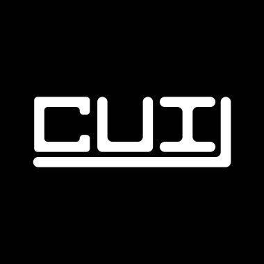 CUI letter logo creative design with vector graphic, CUI simple and modern logo.