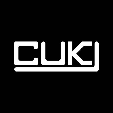 CUK letter logo creative design with vector graphic, CUK simple and modern logo.