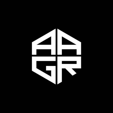 AAGR letter logo creative design with vector graphic, AAGR simple and modern logo.